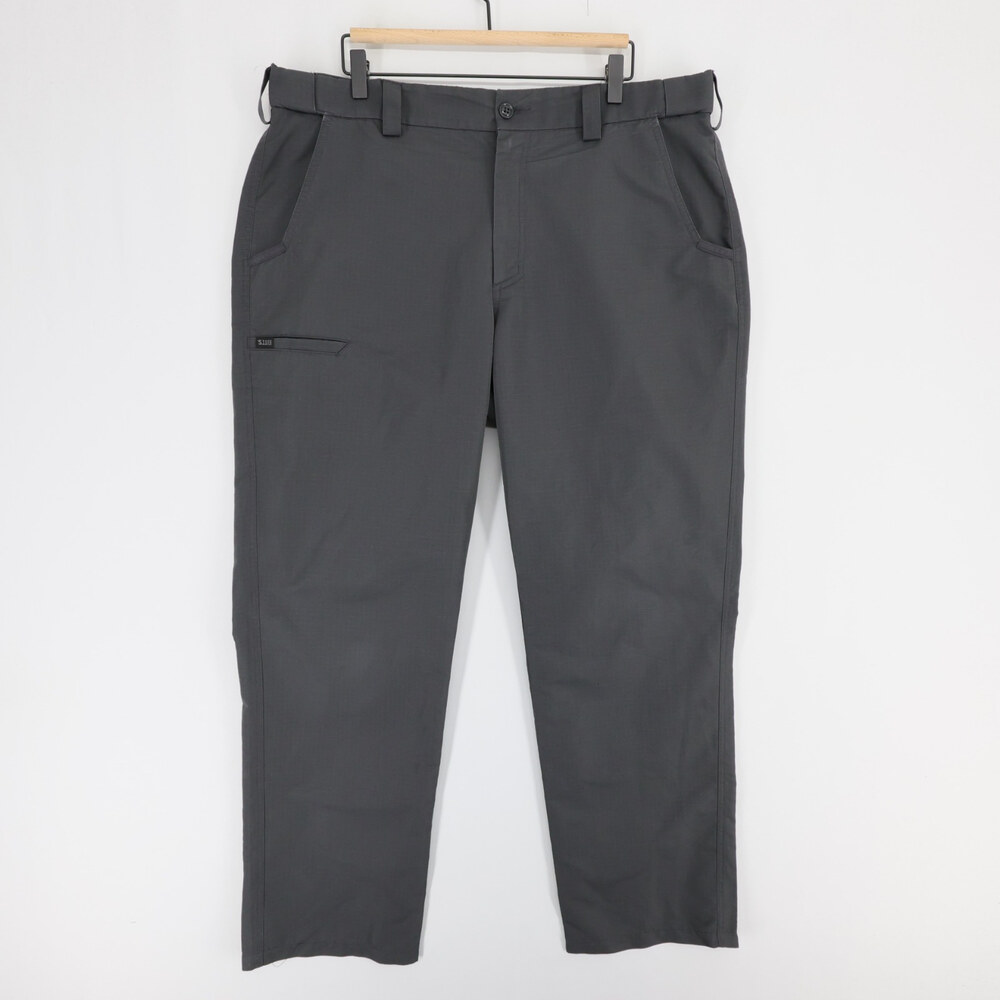 5.11 Tactical Fast Tac Urban Pants Mens 38x32 Gray Ripstop Work Outdoor Utility